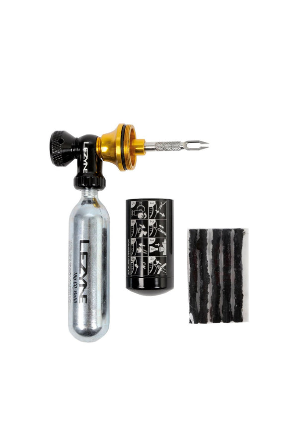 Lezyne Tubeless CO2 Blaster w/ 20g Cartridge - Black/Gold