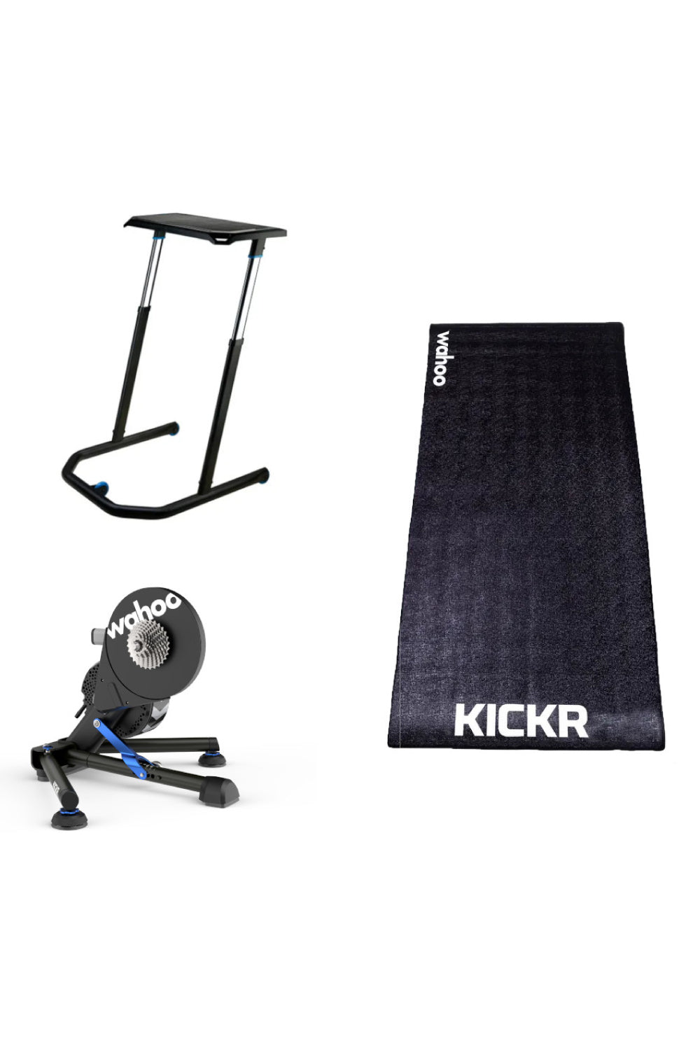 WAHOO Kickr V5 Essentials Bundle #1 - Includes Desk & Mat