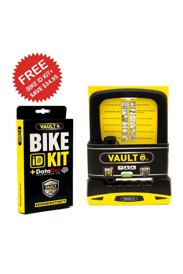 Vault D Lock with Bike ID Kit+