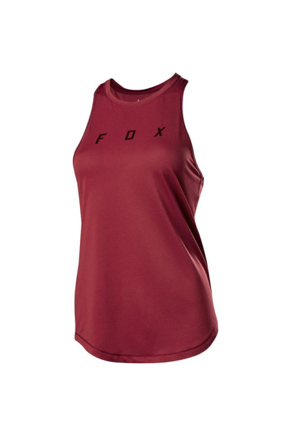 FOX Racing Women's Flexair Tank - Cardinal Red