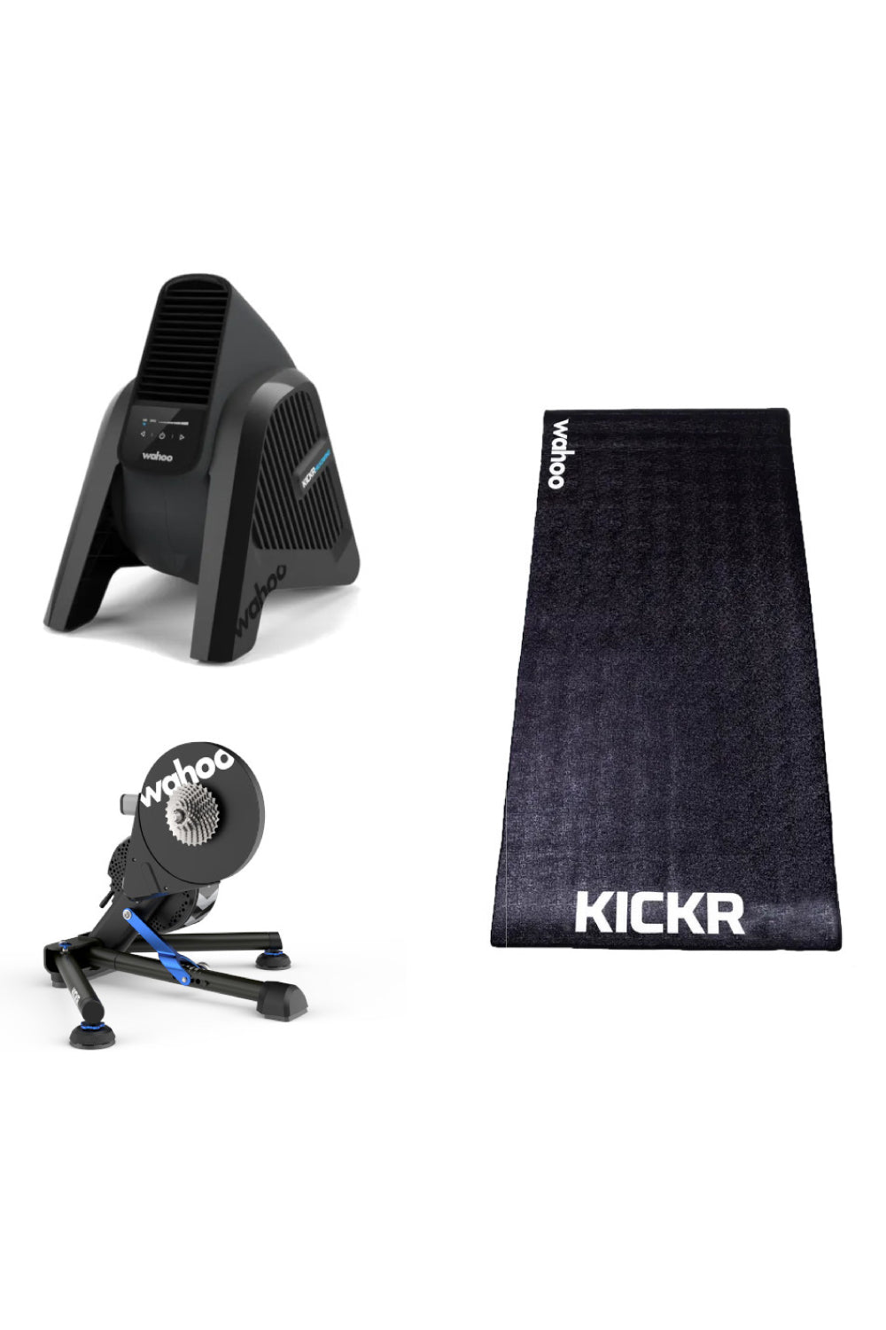 WAHOO Kickr V5 Essentials Bundle #2 - Includes Headwind & Mat