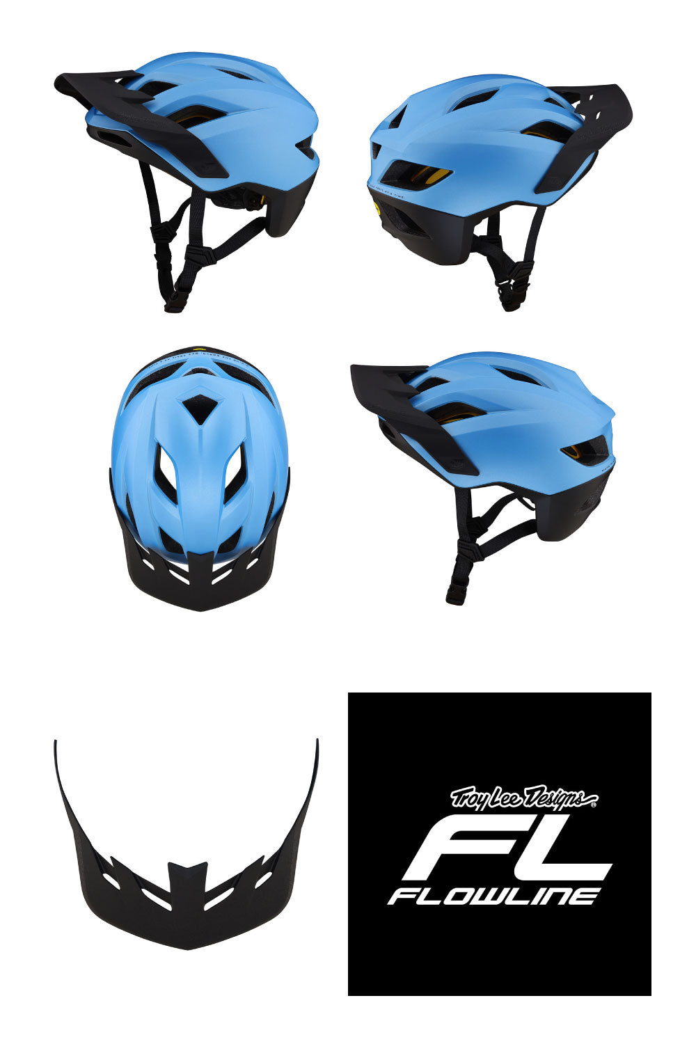 Troy Lee Designs 2023 Flowline MTB Helmet - MIPS