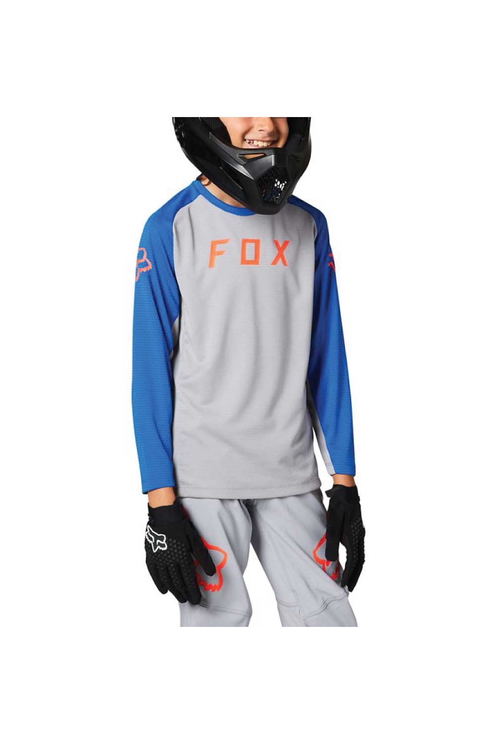 FOX Racing 2021 Youth Defend Long Sleeve MTB Jersey