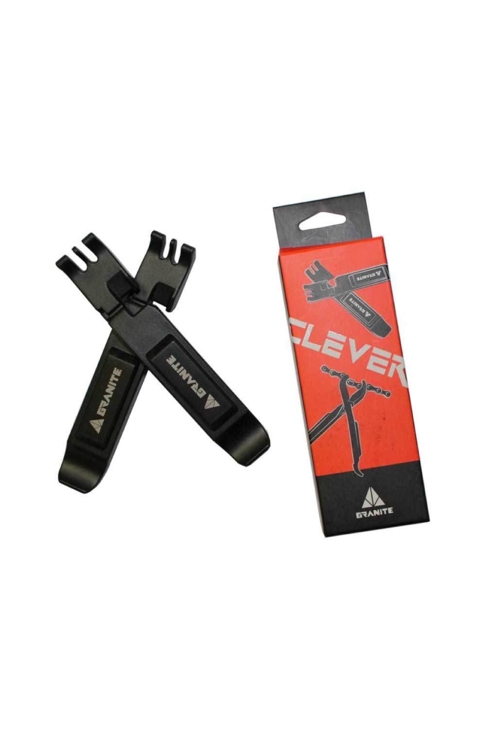 Granite Design Clever Tyre Lever 2 Piece Black