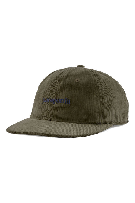 Patagonia Text Logo Corduroy Cap FITZ ROY ICON- SAGE GREEN