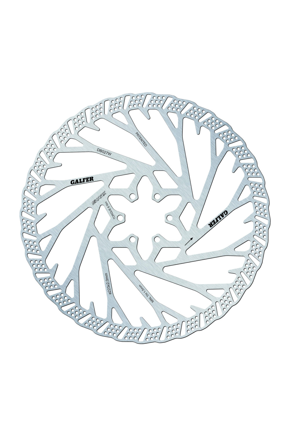 Galfer Disc Shark 6 Bolt Brake Rotor