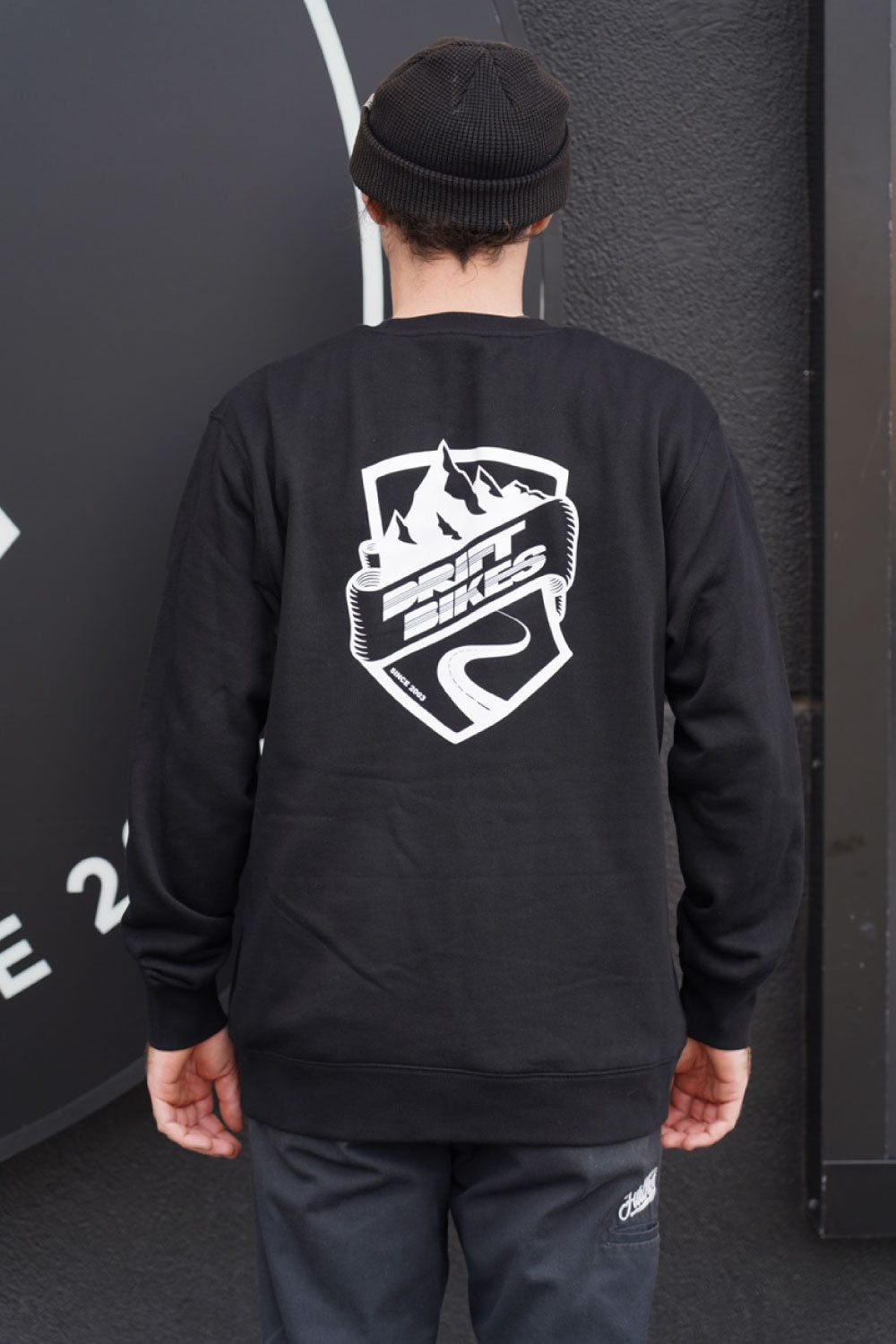 Drift Heritage Youth Crewneck Jumper - Black