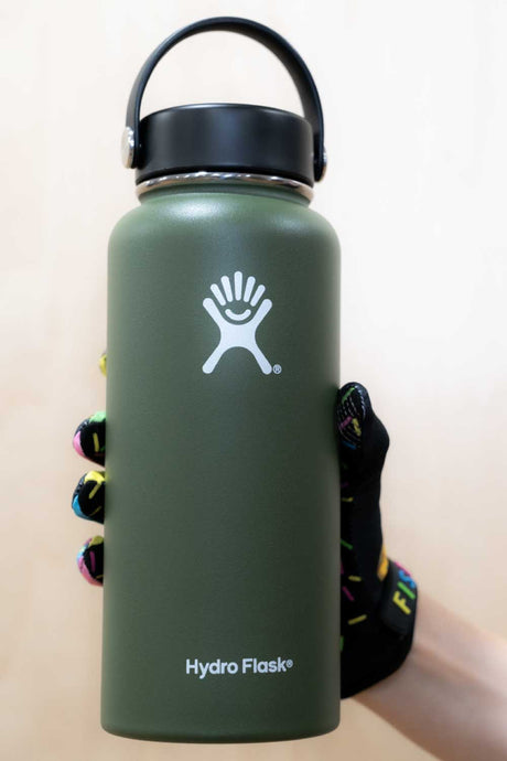 Hydro Flask X Drift Bikes 32oz (946ml) WIDE Drink Bottle 2.0 Olive