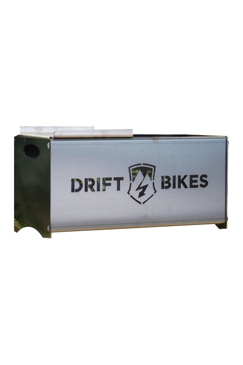 Drift Bikes Fire Pit w/ Stainless Steel Cooktop
