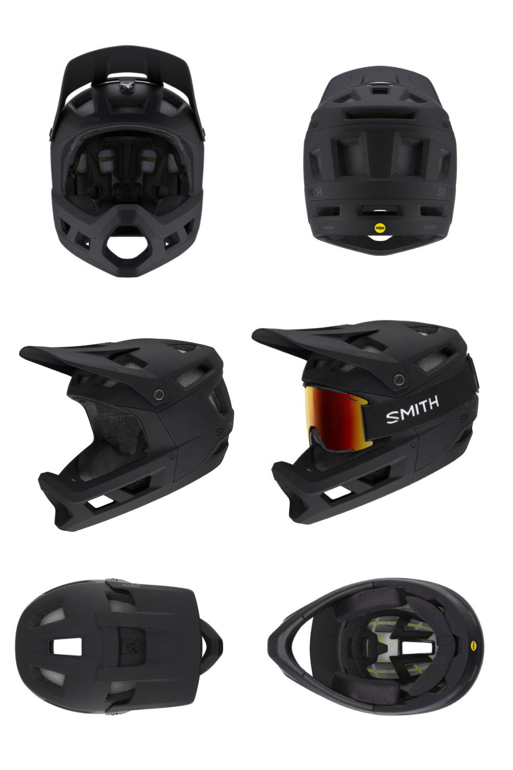 matt smith helmet Smith Mainline Mips Helmet Matt Black – Drift Bikes