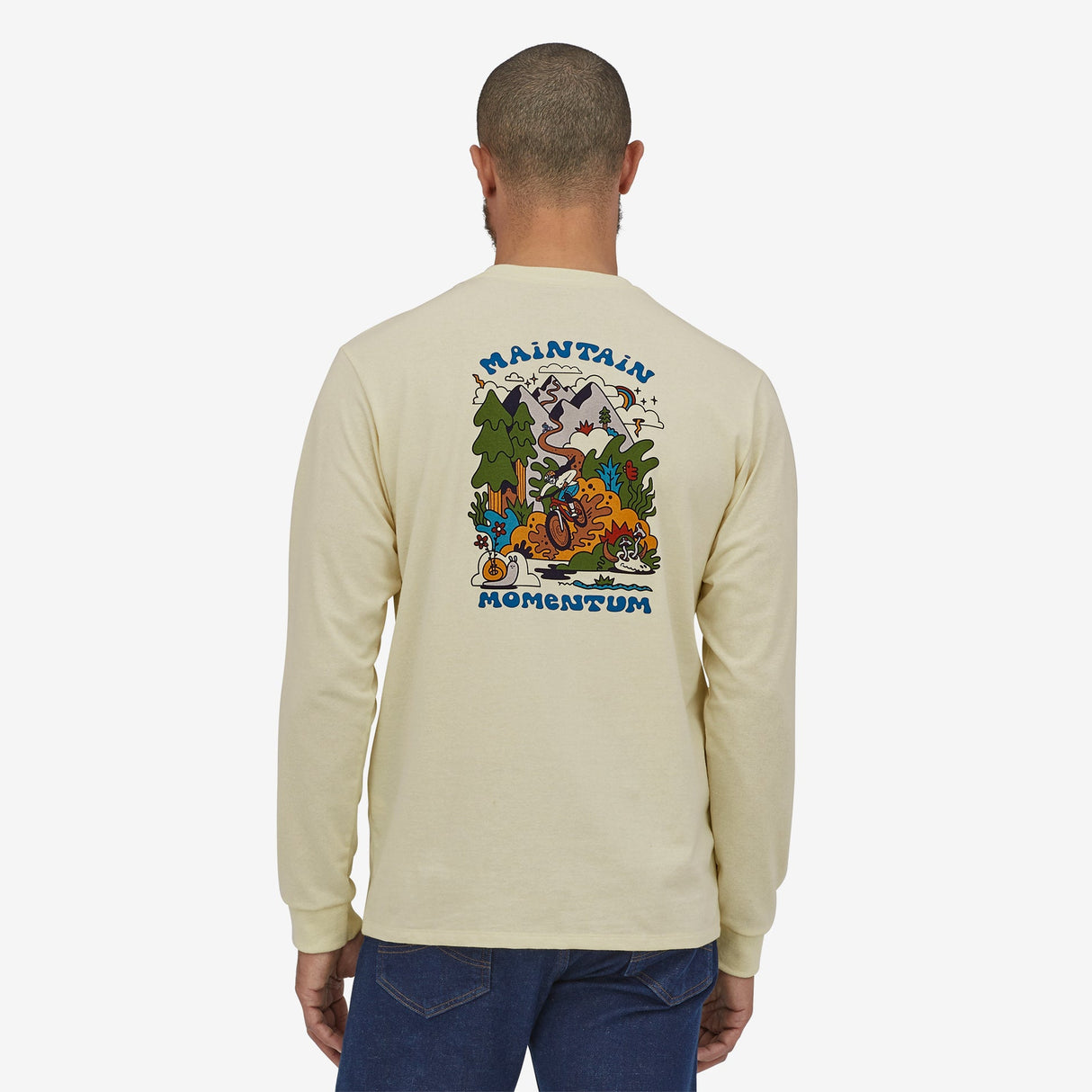Patagonia Men's Long-Sleeved Maintain Momentum Pocket Responsibili-Tee®