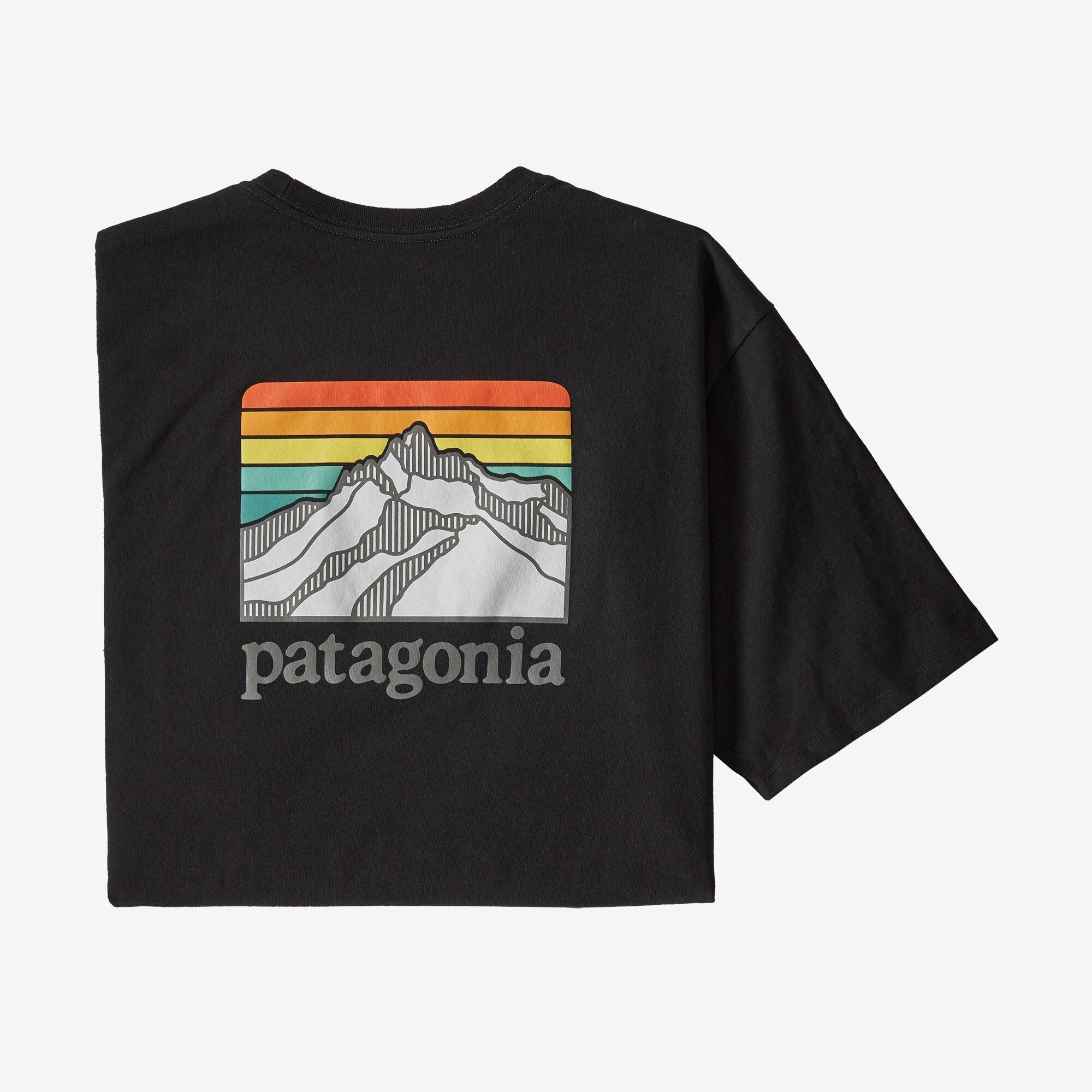 トップス Patagonia logo ridge responsibli-TEE M Patagonia Men's Line Logo Ridge Pocket Responsibilli T-Shirt