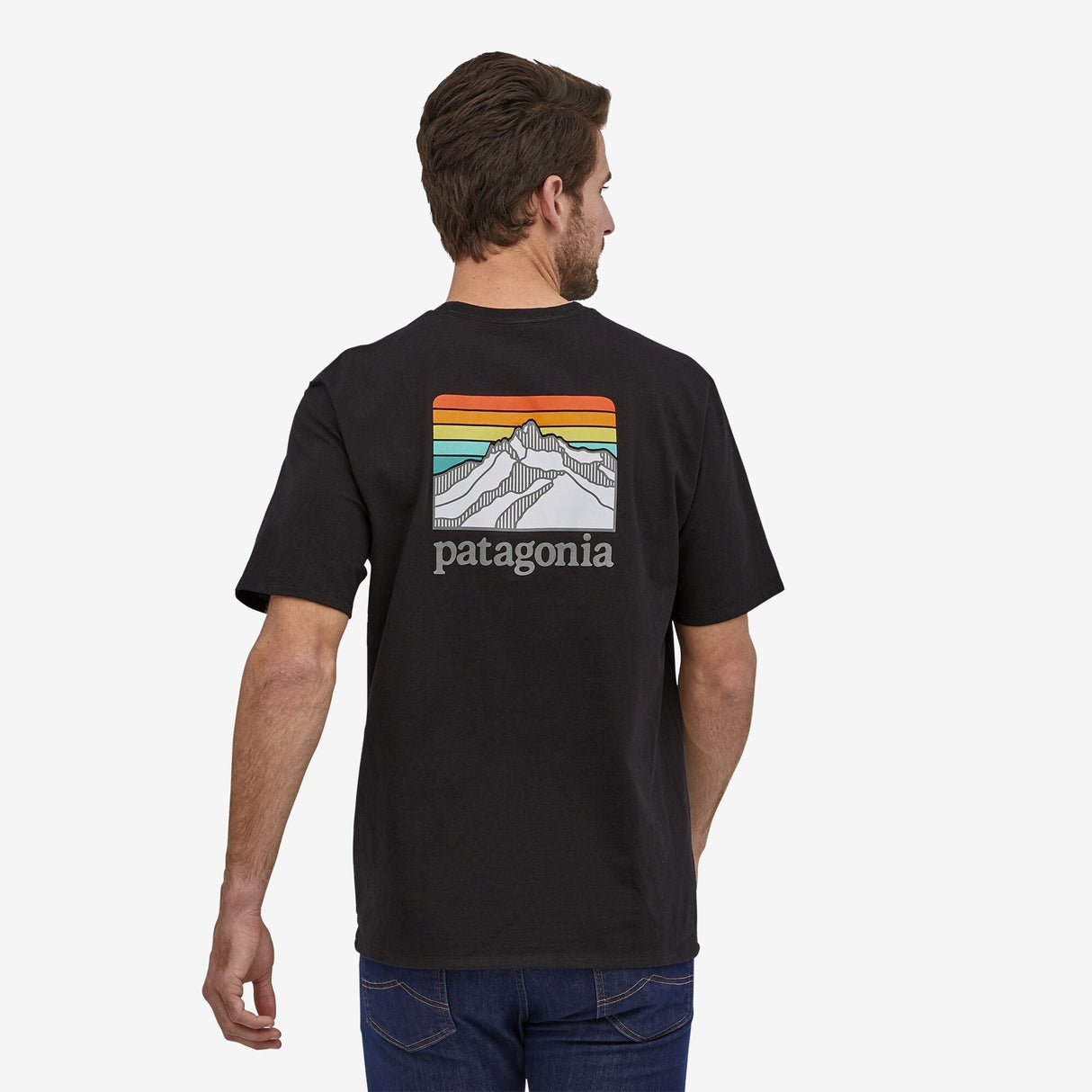 Patagonia Men's Line Logo Ridge Pocket Responsibilli T-Shirt