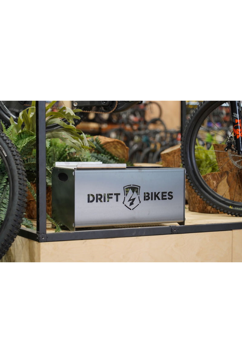 Drift Bikes Fire Pit w/ Stainless Steel Cooktop