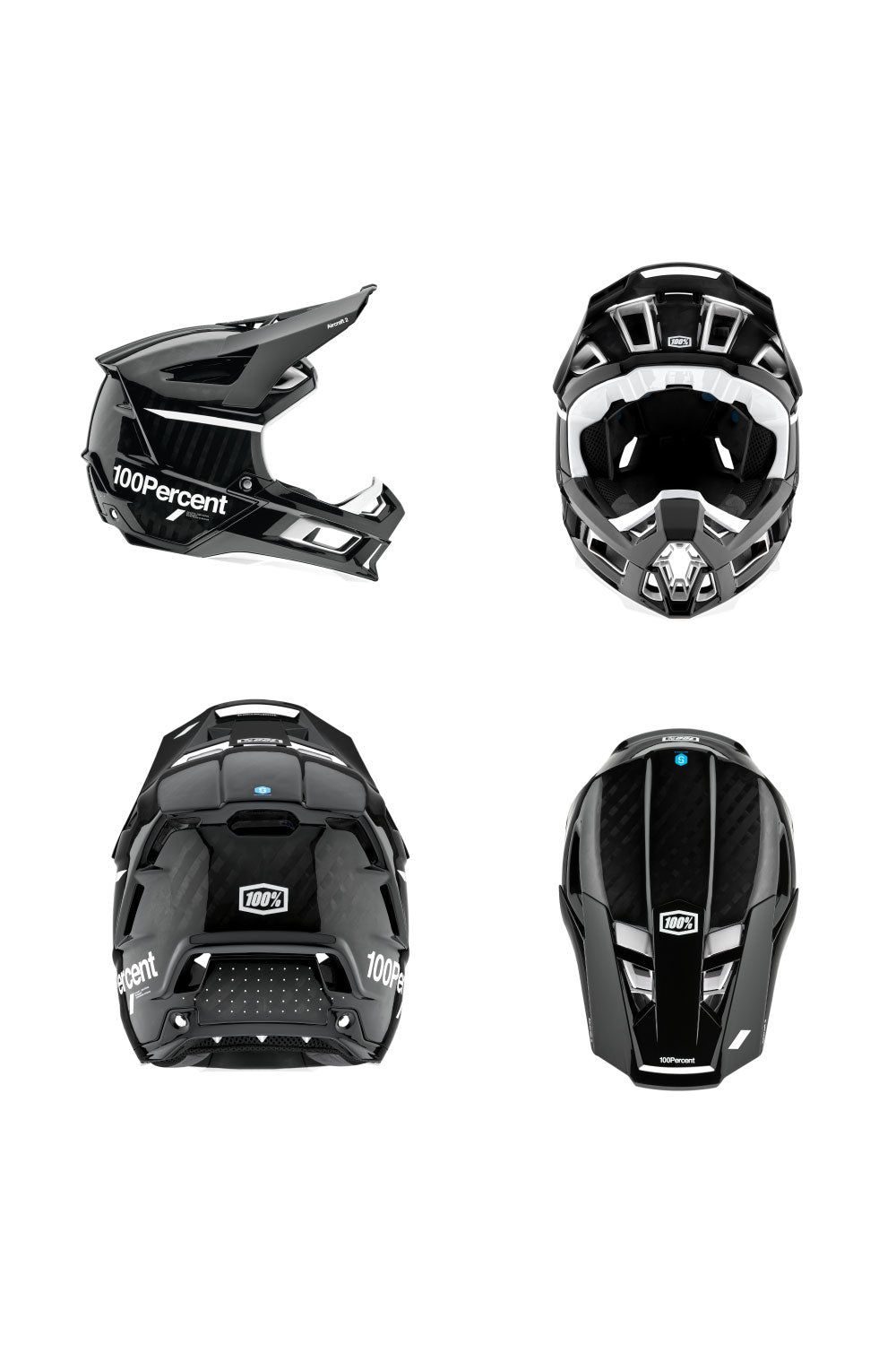 100% Aircraft Fullface Helmet – Drift Bikes - Main Image