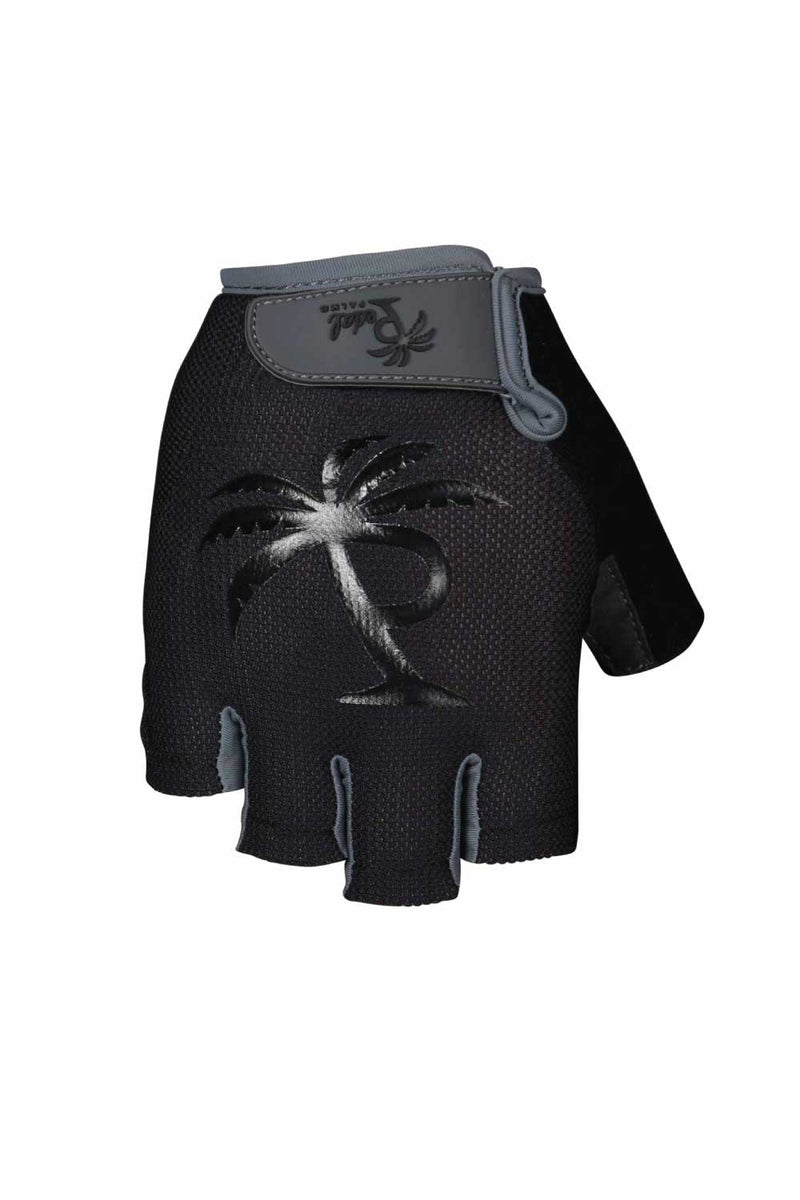 Pedal Palms Staple Black Fingerless Bike Gloves