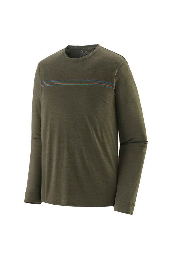 Patagonia Men's Capilene Cool Merino Graphic Long Sleeve Shirt