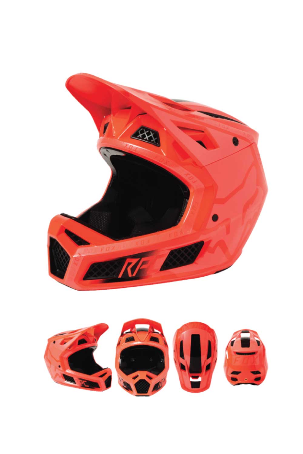 FOX Racing 2021 Rampage Pro Carbon MTB MIPS Bike Helmet Drift Bikes