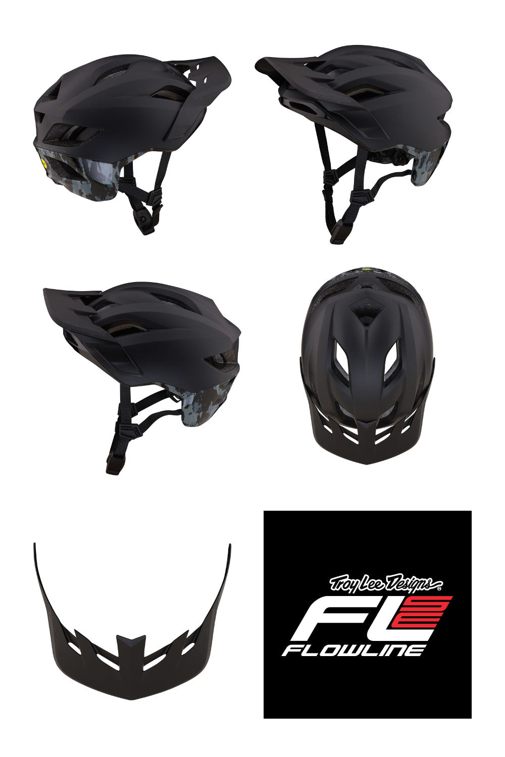 Troy Lee Designs 2023 Flowline SE MTB Helmet - MIPS