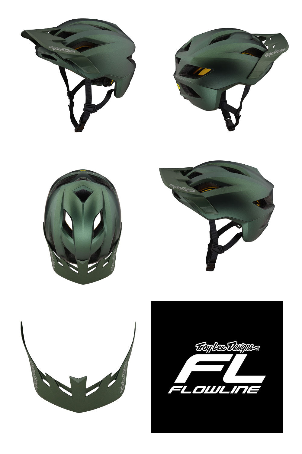 Troy Lee Designs 2023 Flowline MTB Helmet - MIPS