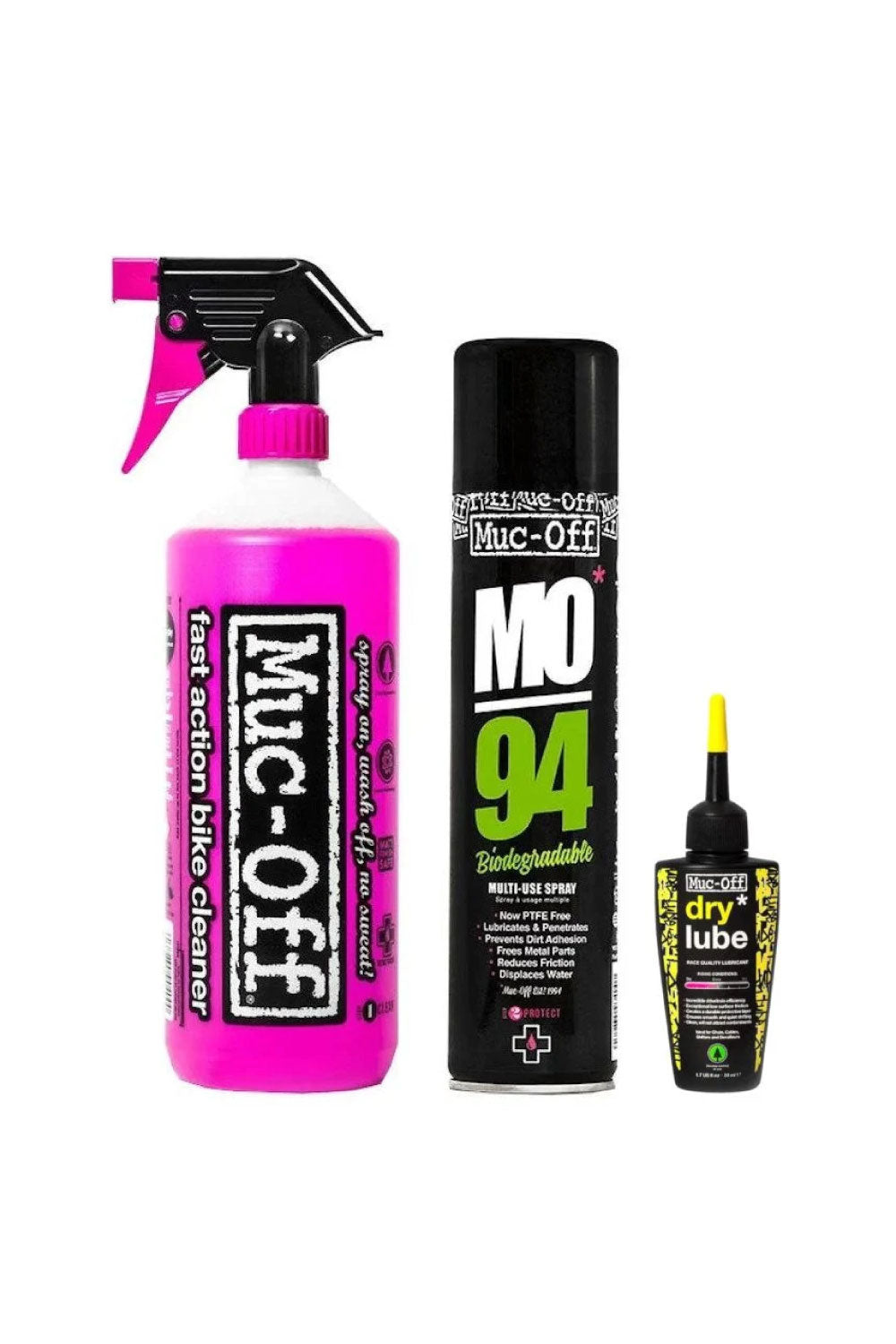 Muc-Off Wash Protect and Dry Lube Kit – Drift Bikes
