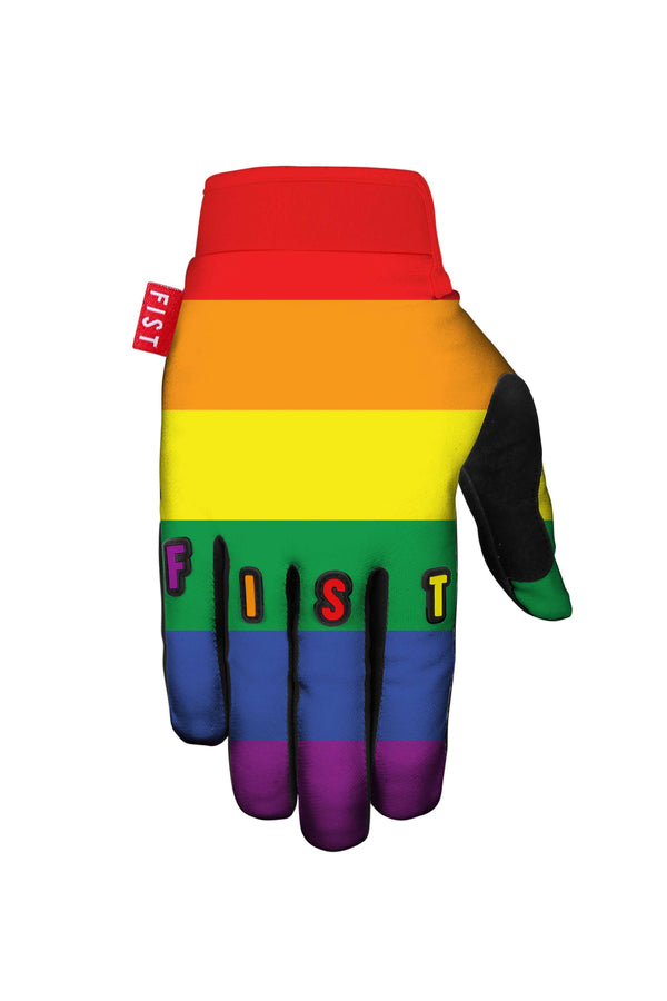 Fist Strapped NATALYA DIEHM Rainbow MTB Gloves