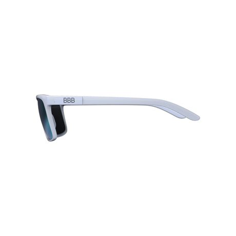 BBB Street Polarized Matt White/Green Sunglasses