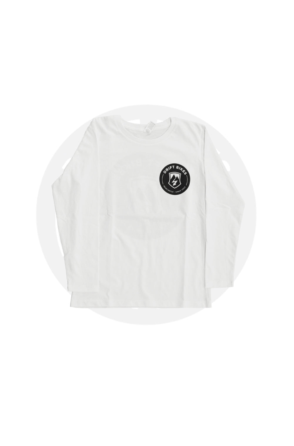 DRIFT FULL CIRCLE SHIRT LONG SLEEVE WHITE