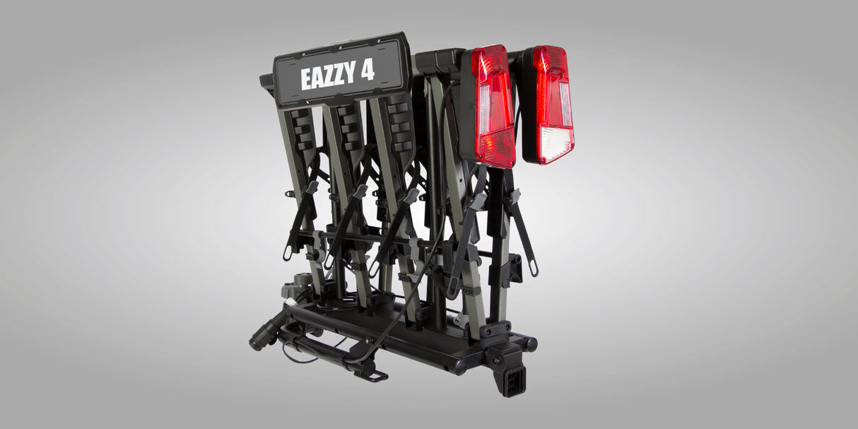 Buzzrack EAZZY 4 Bike Towball Mount Folding Platform Rack