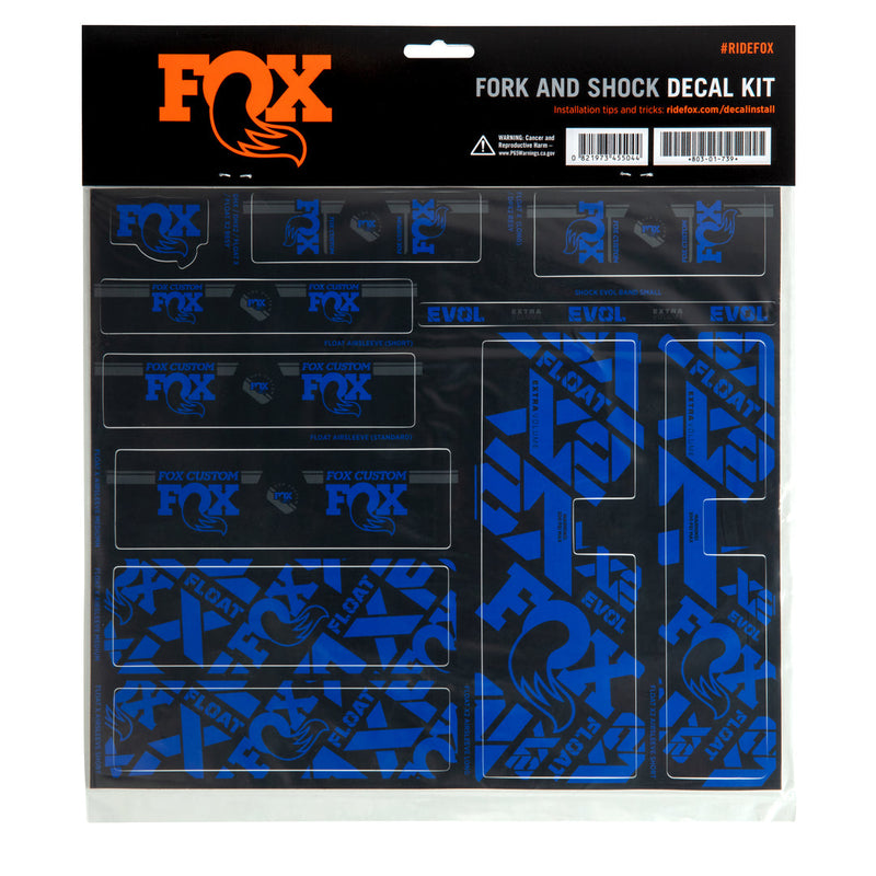 FOX Universal Custom Decal Kit for 32-40 Forks (DPS/DHS/FLOATX)