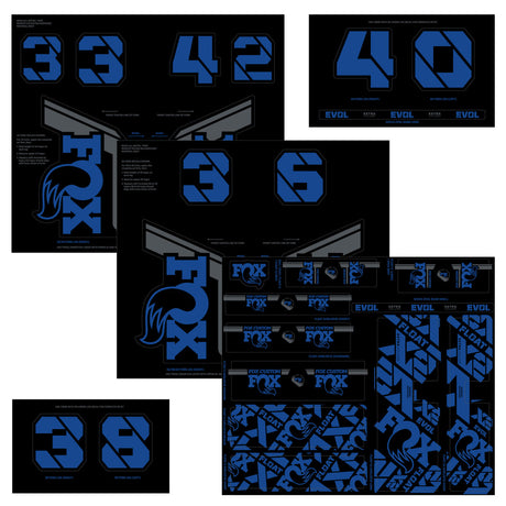 FOX Universal Custom Decal Kit for 32-40 Forks (DPS/DHS/FLOATX)