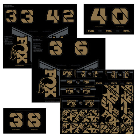 FOX Universal Custom Decal Kit for 32-40 Forks (DPS/DHS/FLOATX)