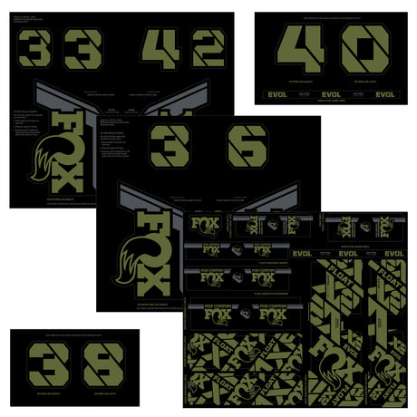 FOX Universal Custom Decal Kit for 32-40 Forks (DPS/DHS/FLOATX)