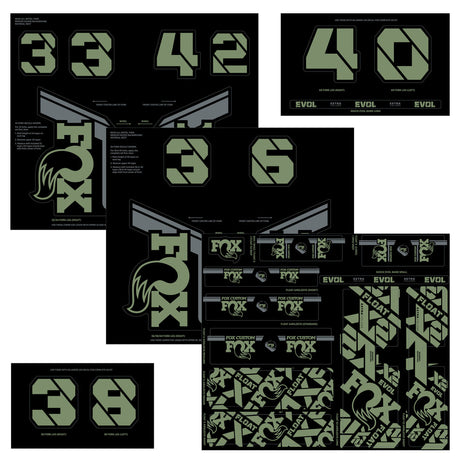 FOX Universal Custom Decal Kit for 32-40 Forks (DPS/DHS/FLOATX)