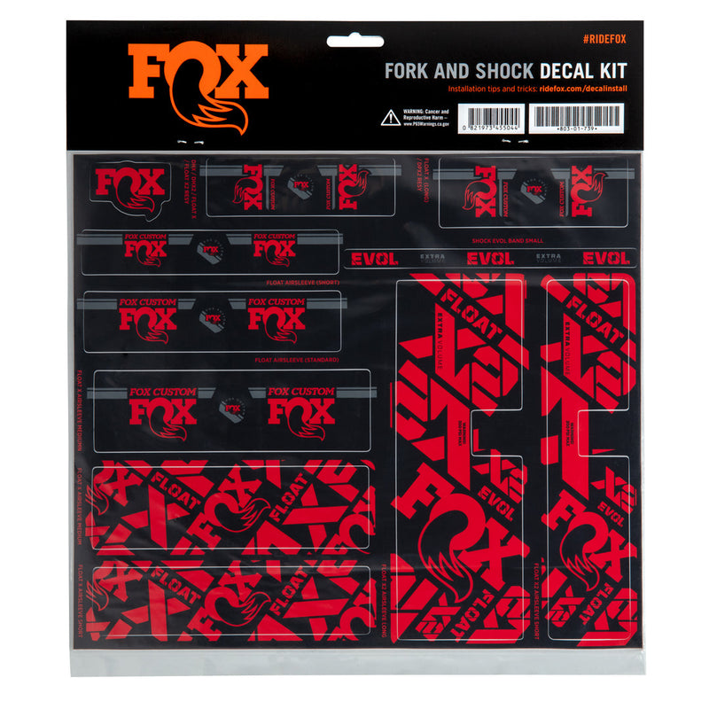 FOX Universal Custom Decal Kit for 32-40 Forks (DPS/DHS/FLOATX)