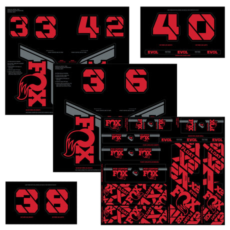 FOX Universal Custom Decal Kit for 32-40 Forks (DPS/DHS/FLOATX)
