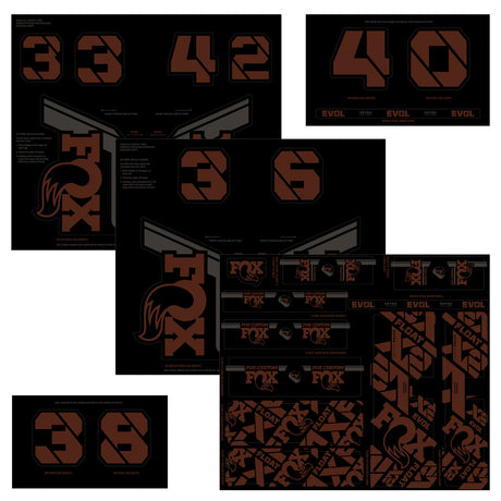 FOX Universal Custom Decal Kit for 32-40 Forks (DPS/DHS/FLOATX)