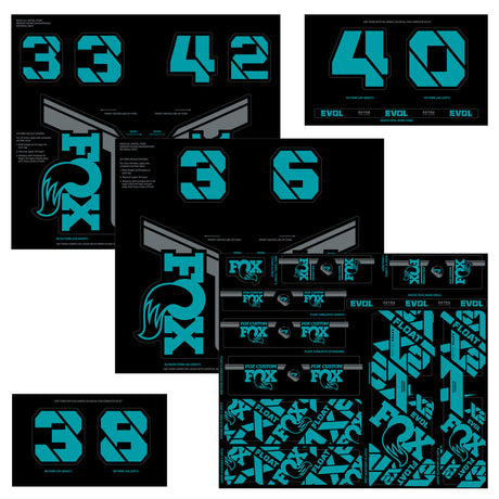 FOX Universal Custom Decal Kit for 32-40 Forks (DPS/DHS/FLOATX)
