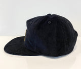 Huck The World Logo Cord Hat Black