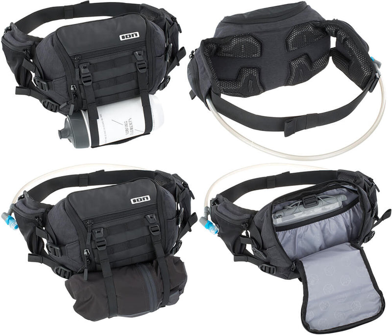 ION Traze 3 MTB Hip Bag PLUS - Black