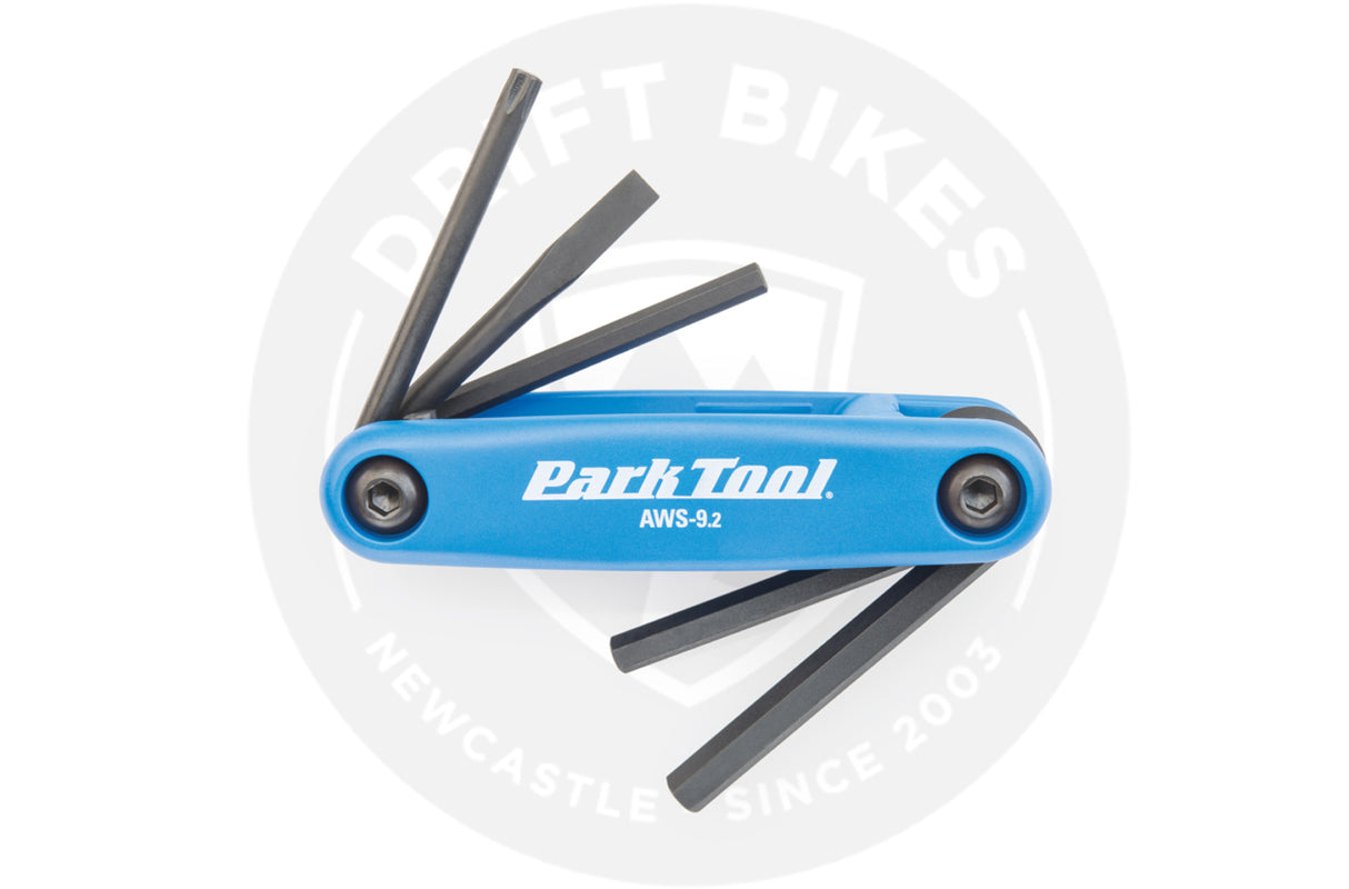 PARK TOOL 4MM, 5MM, 6MM, STD, PHIL WRENCH SET AWS-9.2