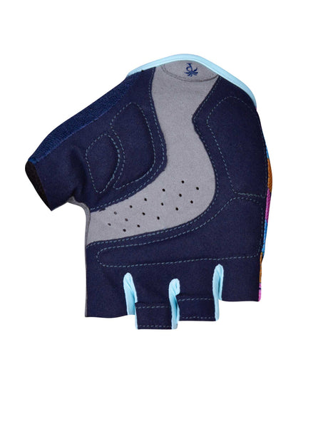 Pedal Palms Fingerless Bike Gloves - Polka III