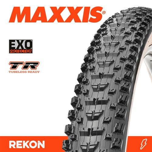 MAXXIS REKON TYRE 29 X 2.60 EXO TR TANWALL