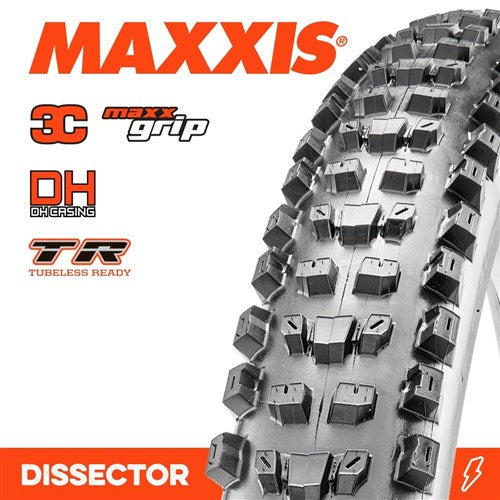 MAXXIS DISSECTOR TYRE 27.5 X 2.40 WT 3C GRIP DH TR