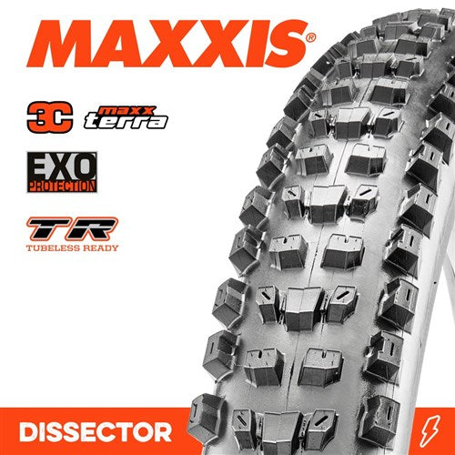 MAXXIS DISSECTOR TYRE 27.5 X 2.40 WT 3C TERRA EXO TR