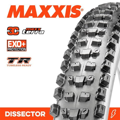 MAXXIS DISSECTOR TYRE 27.5 X 2.60 3C TERRA EXO+  T R