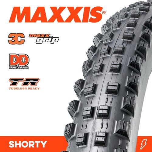 MAXXIS SHORTY TYRE 27.5 X 2.40WT 3C GRIP DD TR