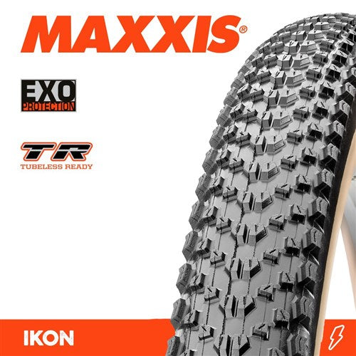 MAXXIS IKON TYRE 29 X 2.20 EXO TR TANWALL