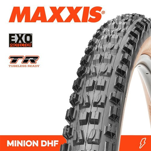 MAXXIS MINION DHF TYRE 27.5 X 2.30 3C TERR EXO TR TANWALL