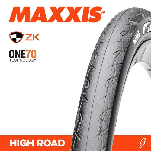 MAXXIS HIGH ROAD TYRE 28 X 25 HYPR ZK ONE70